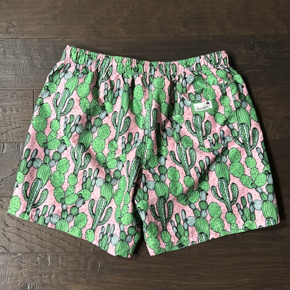 BOARDIES Men's Shorts Cactus Pink Green Size Medium Great Condition! - Picture 5 of 6